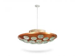Max Ingrand Large Scale Saucer Pendant by Max Ingrand for Fontana Arte - 4265167