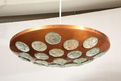 Max Ingrand Large Scale Saucer Pendant by Max Ingrand for Fontana Arte - 4265171