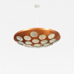 Max Ingrand Large Scale Saucer Pendant by Max Ingrand for Fontana Arte - 4532770