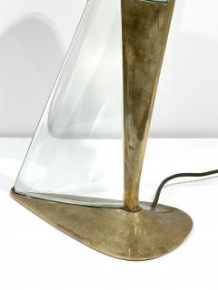 Max Ingrand Max Ingrand Brass and Glass Lamp - 2758361