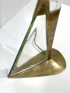 Max Ingrand Max Ingrand Brass and Glass Lamp - 2758365