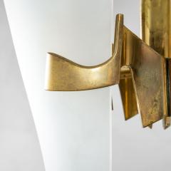 Max Ingrand Max Ingrand Chandelier in Brass and Crystal for Fontana Arte 1960s - 3134751