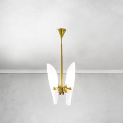 Max Ingrand Max Ingrand Chandelier in Brass and Crystal for Fontana Arte 1960s - 3134753