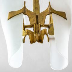 Max Ingrand Max Ingrand Chandelier in Brass and Crystal for Fontana Arte 1960s - 3134754