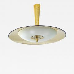 Max Ingrand Max Ingrand Chandelier mod 1462 A for Fontana Arte in Brass Glass 50s - 3426423