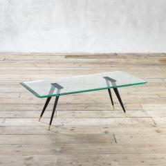 Max Ingrand Max Ingrand Fontana Arte Low Table mod 1817 1 Brass and Glass 50s - 3032559
