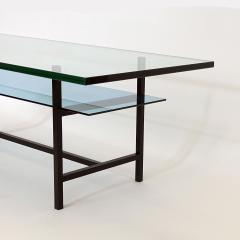 Max Ingrand Max Ingrand Minimalistic Two Tier Coffee Table for Fontana Arte Italy 1960s - 4168876