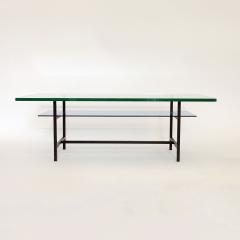 Max Ingrand Max Ingrand Minimalistic Two Tier Coffee Table for Fontana Arte Italy 1960s - 4168877