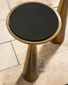 Max Ingrand Max Ingrand Pedestal Tables for Fontana Arte Brass Glass 1957 - 4715385