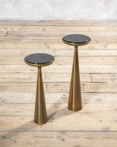 Max Ingrand Max Ingrand Pedestal Tables for Fontana Arte Brass Glass 1957 - 4715387