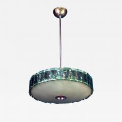 Max Ingrand Max Ingrand for Fontana Arte Attributed Round Crystal Chandelier 1940 - 2952460