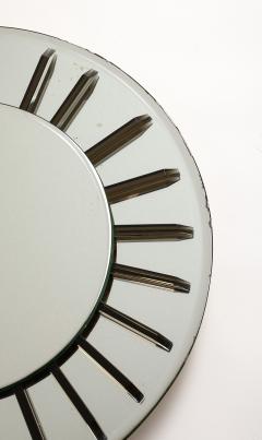 Max Ingrand Max Ingrand for Fontana Arte Circular Glass Wall Mirror circa 1955 - 3927751