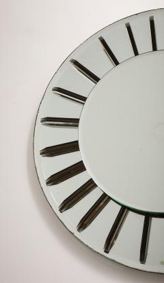 Max Ingrand Max Ingrand for Fontana Arte Circular Glass Wall Mirror circa 1955 - 3927754