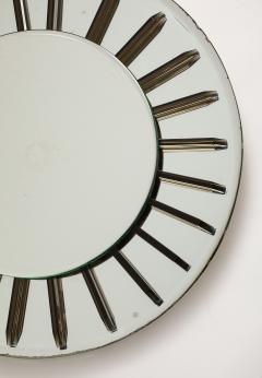 Max Ingrand Max Ingrand for Fontana Arte Circular Glass Wall Mirror circa 1955 - 3927755