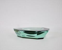 Max Ingrand Max Ingrand for Fontana Arte Faceted Italian Glass Dish Vide Poche - 2808528