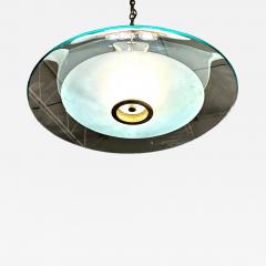 Max Ingrand Max Ingrand for Fontana Arte Rare Domed Flush Mount Ceiling Light - 4679807