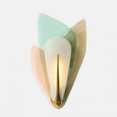Max Ingrand Max Ingrand for Fontana Arte Rare Pair of Large Sconces - 3282568