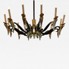 Max Ingrand Max Ingrand for Fontana Arte Rare chandelier c1950 - 4648106