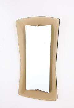 Max Ingrand Max Ingrand for Fontana Arte Shaped Glass Wall Mirror circa 1955 - 4410950
