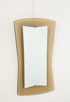 Max Ingrand Max Ingrand for Fontana Arte Shaped Glass Wall Mirror circa 1955 - 4410953