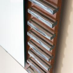 Max Ingrand Max Ingrand for Fontana Arte Wooden and Crystal Mirror - 4479880