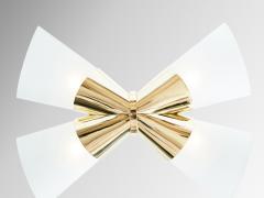 Max Ingrand Max Ingrand for Fontana Arte brass opalin glass chandelier 1955 - 3614597