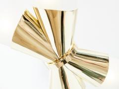 Max Ingrand Max Ingrand for Fontana Arte brass opalin glass chandelier 1955 - 3614598