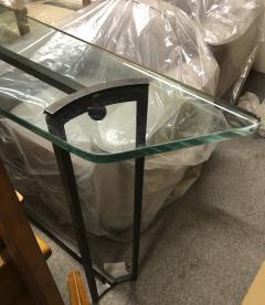 Max Ingrand Max ingrand attributed Longest fifties wrought iron and glass console - 1277037