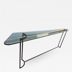 Max Ingrand Max ingrand attributed Longest fifties wrought iron and glass console - 1277452