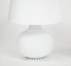 Max Ingrand Medium White Glass Table Lamp by Max Ingrand for Fontana Arte Model 1853 Italy - 2967741