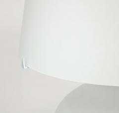 Max Ingrand Medium White Glass Table Lamp by Max Ingrand for Fontana Arte Model 1853 Italy - 2967743