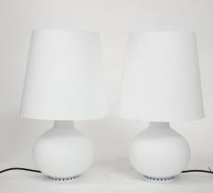 Max Ingrand Medium White Glass Table Lamp by Max Ingrand for Fontana Arte Model 1853 Italy - 2967744