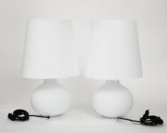 Max Ingrand Medium White Glass Table Lamp by Max Ingrand for Fontana Arte Model 1853 Italy - 2967745