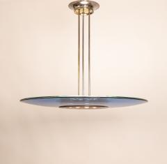 Max Ingrand Mod 1508 Rare Blue Ceiling Light by Max Ingrand for Fontana Arte Italy c 1954 - 3651854