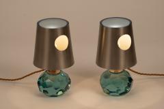 Max Ingrand Mod 2228 Faceted Glass Table Lamps by Max Ingrand for Fontana Arte Italy - 3668356
