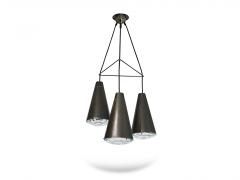 Max Ingrand Model 2126 3 Light Chandelier by Max Ingrand for Fontana Arte - 3999443