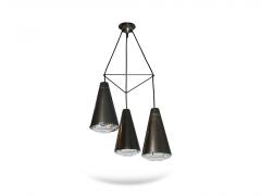 Max Ingrand Model 2126 3 Light Chandelier by Max Ingrand for Fontana Arte - 3999445