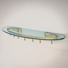 Max Ingrand Model 2185 Wall Coat Rack by Max Ingrand for Fontana Arte Italy circa 1955 - 4543261