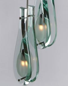 Max Ingrand Model 2259 2 Ceiling Pendant By Max Ingrand for Fontana Arte Italy c 1960 - 2628595