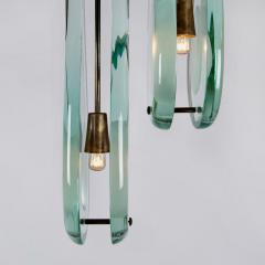 Max Ingrand Model 2259 2 Ceiling Pendant By Max Ingrand for Fontana Arte Italy c 1960 - 2628599