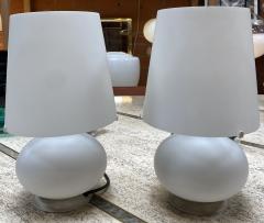 Max Ingrand Pair of 2 Max Ingrand Glass Table Lamp for Fontana Arte Italy 1960s - 2619894