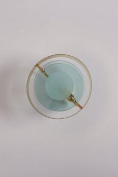 Max Ingrand Pair of Brass and Glass Sconces in the Manner of Max Ingrand and Fontana Arte - 609190