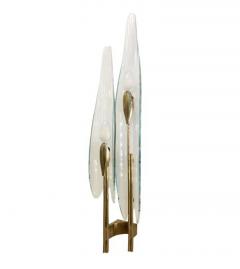 Max Ingrand Pair of Clear Dalia Sconces by Max Ingrand for Fontana Arte - 3253003