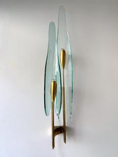 Max Ingrand Pair of Dahlia Sconces by Max Ingrand for Fontana Arte Italy 1950s - 2073915