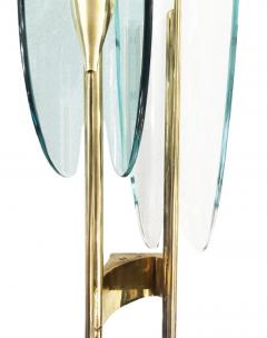 Max Ingrand Pair of Green Dalia Sconces by Max Ingrand for Fontana Arte - 1505563