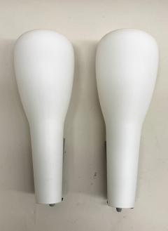 Max Ingrand Pair of Italian Mid Century Glass Wall Sconces Max Ingrand Fontana Arte 1960 - 4571294