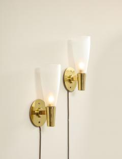 Max Ingrand Pair of Sconces 1537 by Max Ingrand for Fontana Arte - 2909912