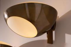 Max Ingrand Pair of brass and glass Wall Sconces Model 1936 by Max Ingrand for Fontana Arte - 4486823