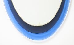 Max Ingrand Rare Oval Crystal Mirror Model 2046 by Max Ingrand - 2881975