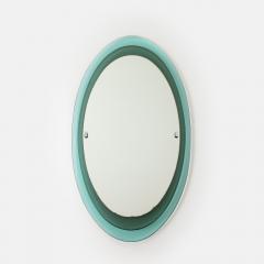 Max Ingrand Rare Oval Crystal Mirror Model 2046 by Max Ingrand - 2881982